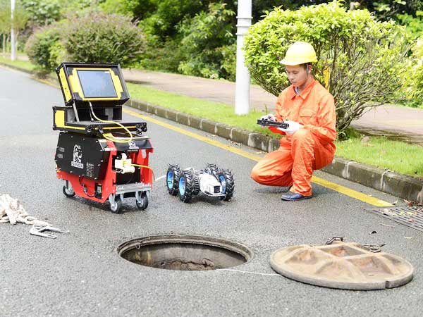 贵南管道机器人检测